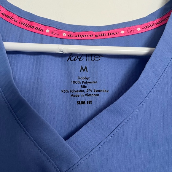 Blue Koi Lite scrubs, Medium - Picture 3 of 4